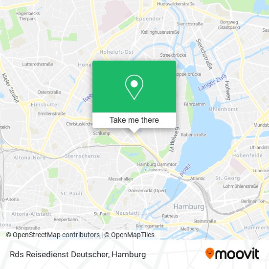 Rds Reisedienst Deutscher map