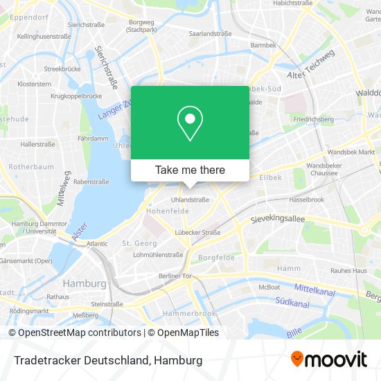 Tradetracker Deutschland map