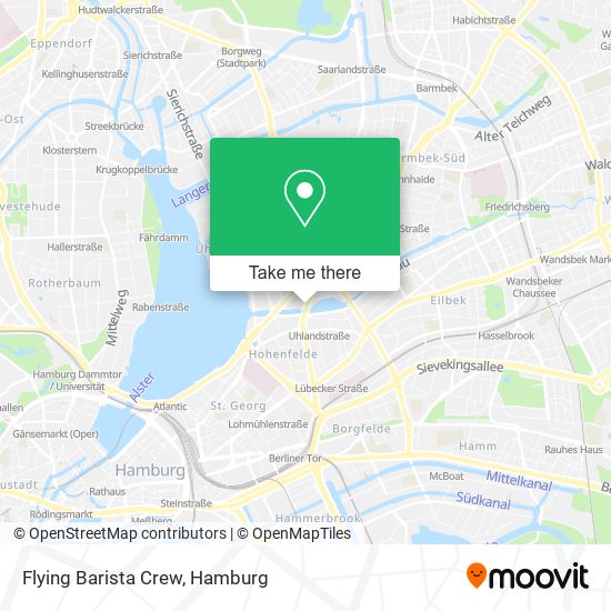 Flying Barista Crew map