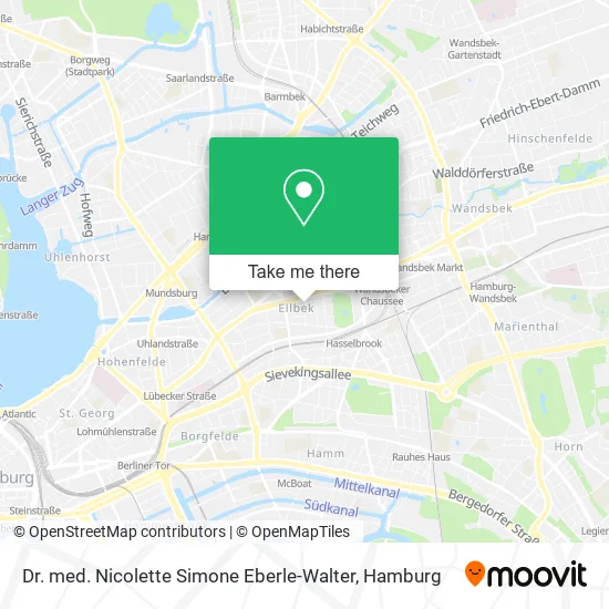 Карта Dr. med. Nicolette Simone Eberle-Walter