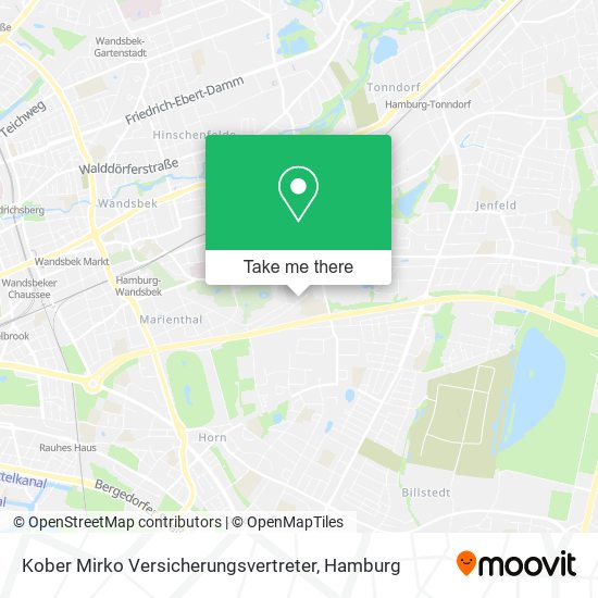 Kober Mirko Versicherungsvertreter map