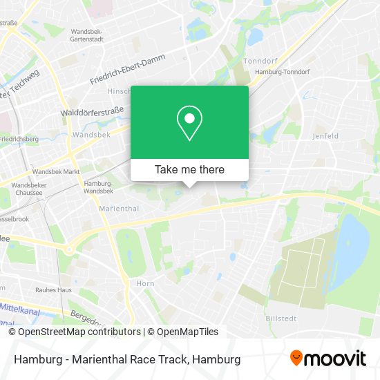 Hamburg - Marienthal Race Track map