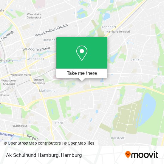 Ak Schulhund Hamburg map