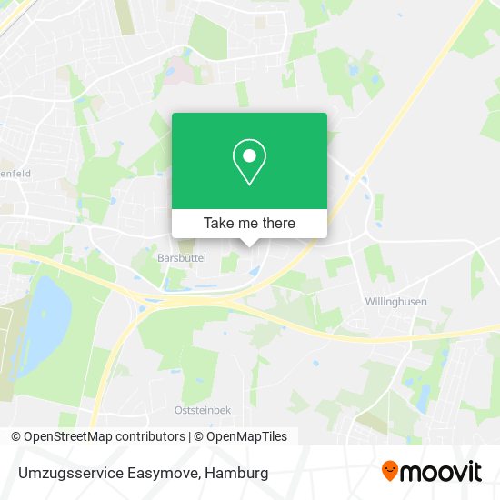 Umzugsservice Easymove map