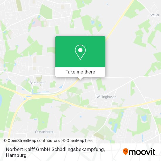 Карта Norbert Kalff GmbH Schädlingsbekämpfung