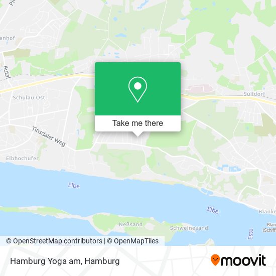 Hamburg Yoga am map