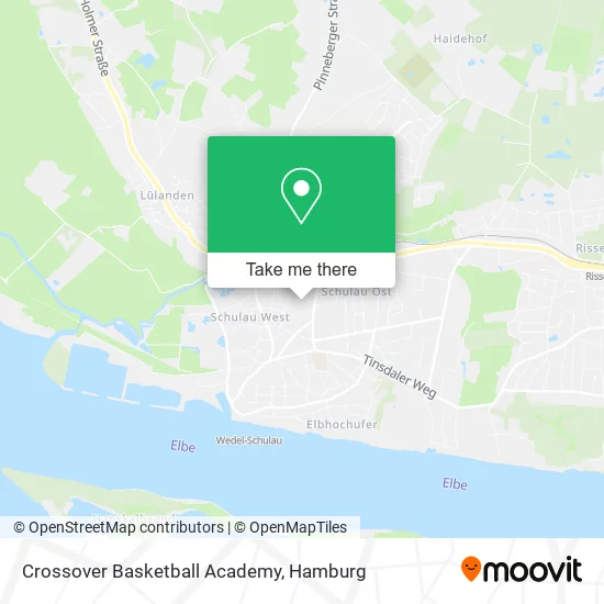 Карта Crossover Basketball Academy