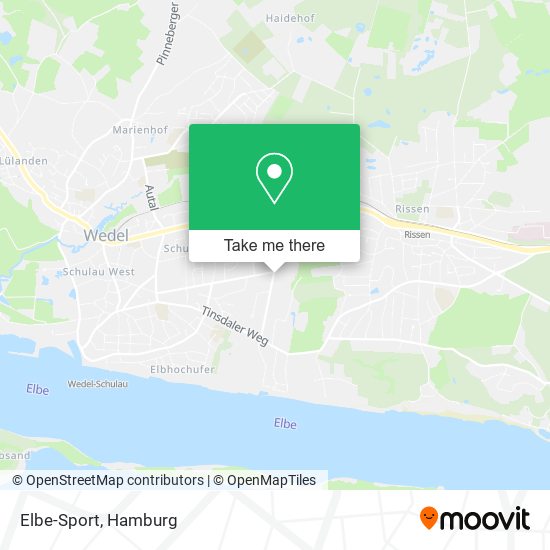 Карта Elbe-Sport