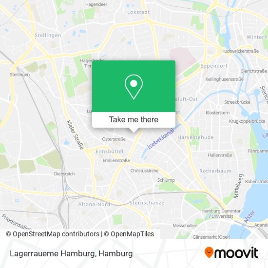 Карта Lagerraueme Hamburg