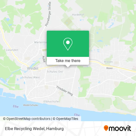 Карта Elbe Recycling Wedel