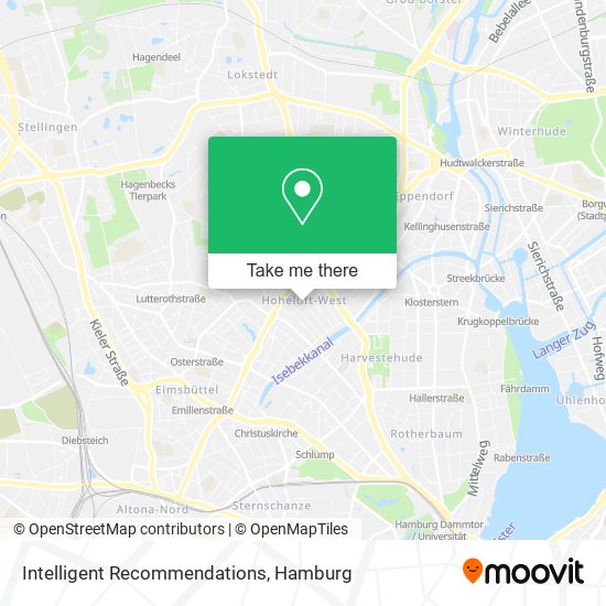 Intelligent Recommendations map