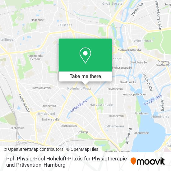 Pph Physio-Pool Hoheluft-Praxis für Physiotherapie und Prävention map