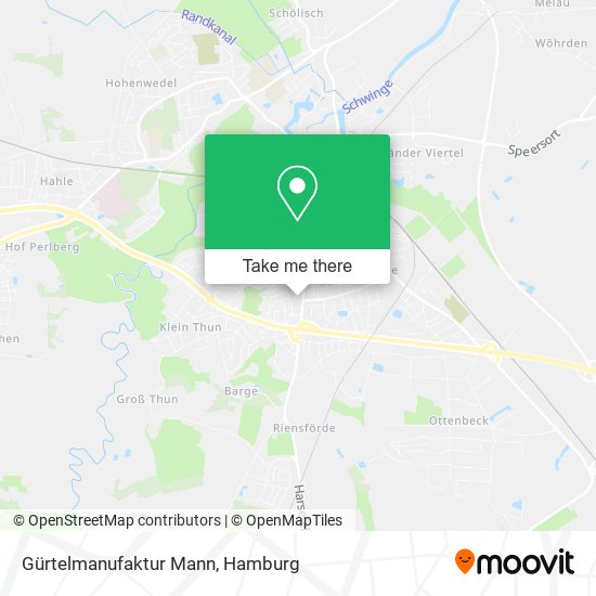 Gürtelmanufaktur Mann map