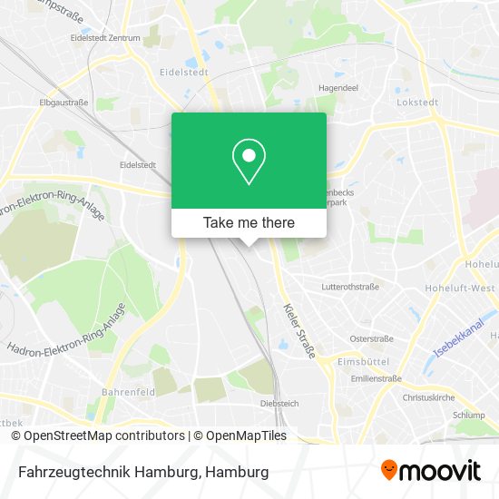 Карта Fahrzeugtechnik Hamburg