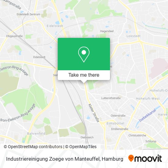 Industriereinigung Zoege von Manteuffel map