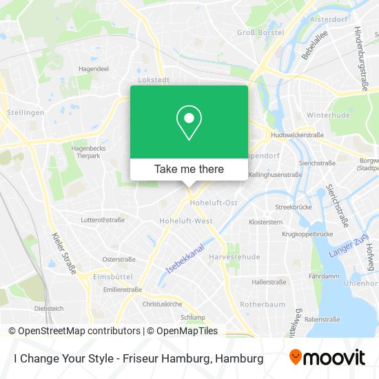 I Change Your Style - Friseur Hamburg map