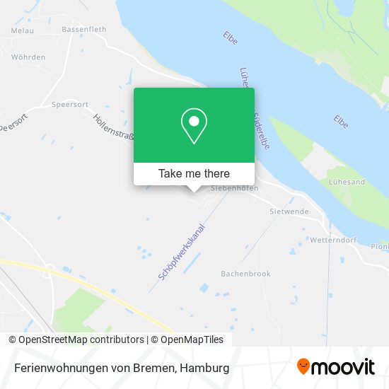 Ferienwohnungen von Bremen map