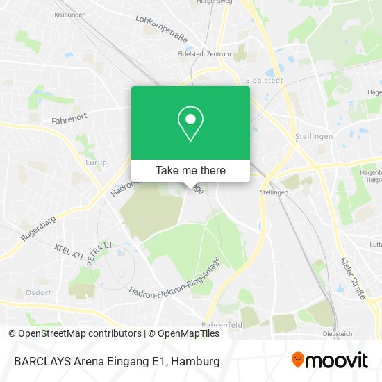 BARCLAYS Arena Eingang E1 map