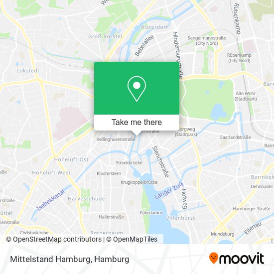 Mittelstand Hamburg map