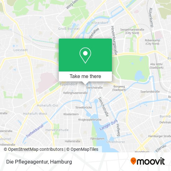 Die Pflegeagentur map