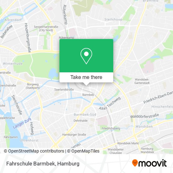 Fahrschule Barmbek map