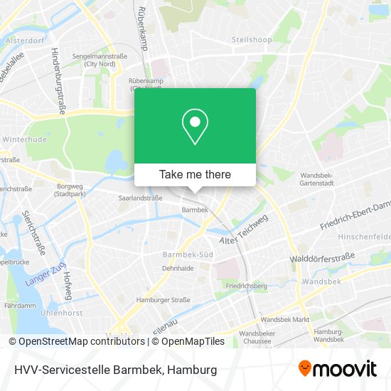 HVV-Servicestelle Barmbek map