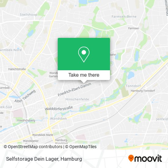 Selfstorage Dein Lager map