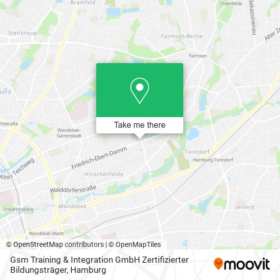 Gsm Training & Integration GmbH Zertifizierter Bildungsträger map