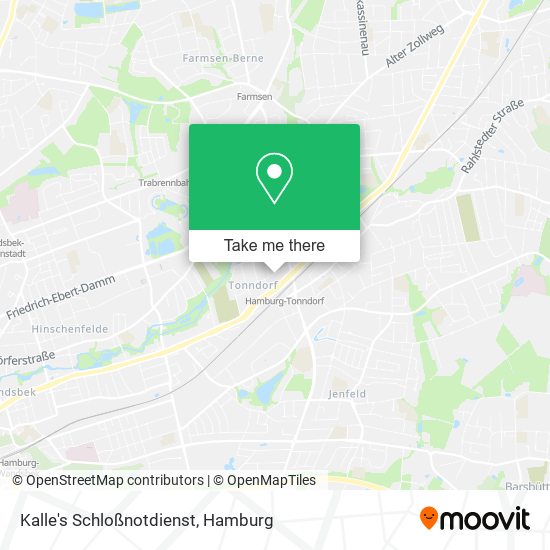 Kalle's Schloßnotdienst map