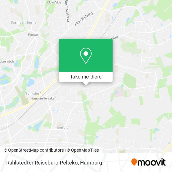 Rahlstedter Reisebüro Pelteko map