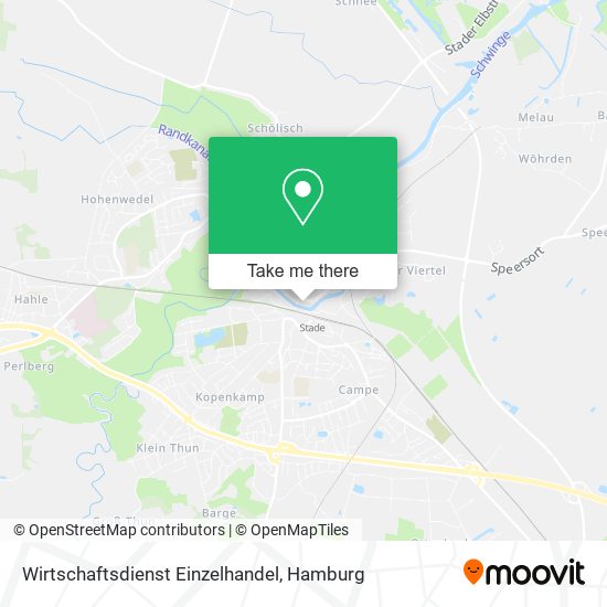 Wirtschaftsdienst Einzelhandel map