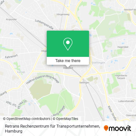 Retrans Rechenzentrum für Transportunternehmen map