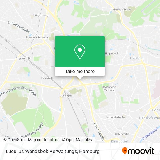 Карта Lucullus Wandsbek Verwaltungs