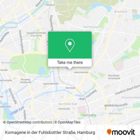 Komagene in der Fuhlsbüttler Straße map