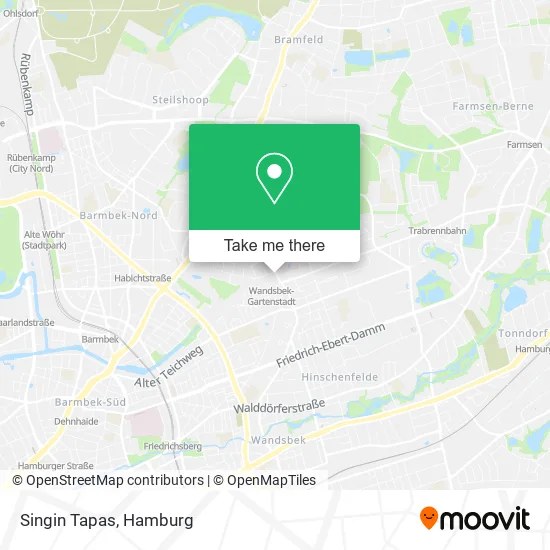 Карта Singin Tapas