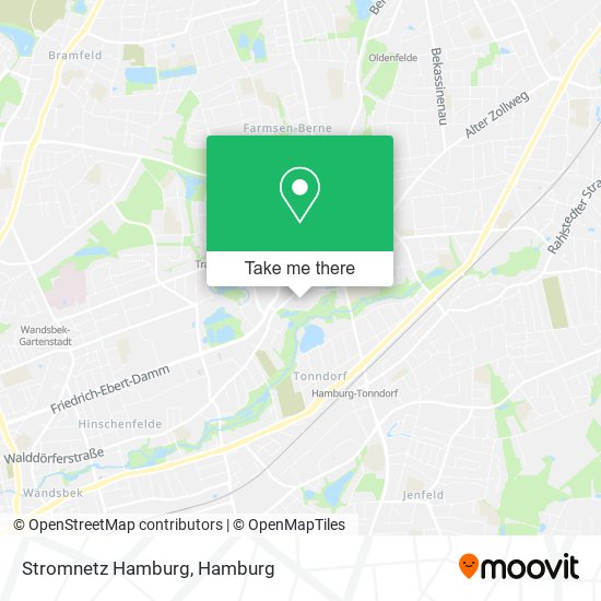 Stromnetz Hamburg map