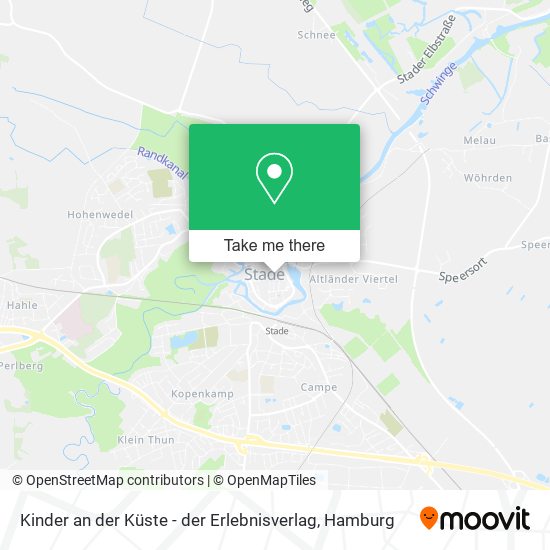 Kinder an der Küste - der Erlebnisverlag map