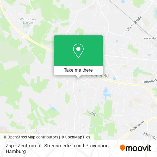 Карта Zsp - Zentrum für Stressmedizin und Prävention