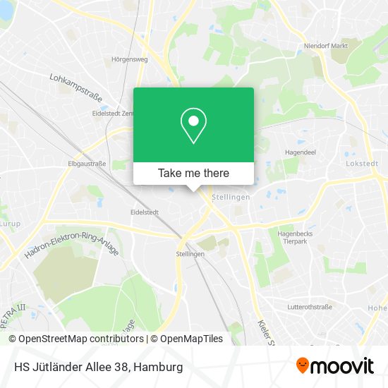 HS Jütländer Allee 38 map