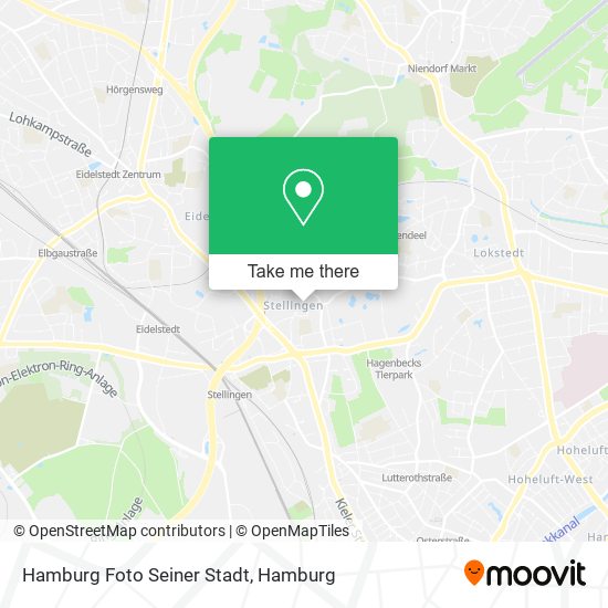Карта Hamburg Foto Seiner Stadt