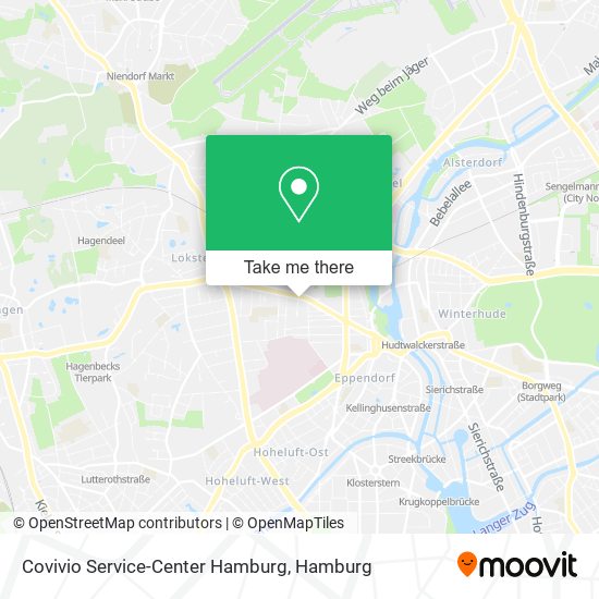 Covivio Service-Center Hamburg map