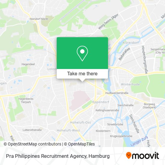 Карта Pra Philippines Recruitment Agency