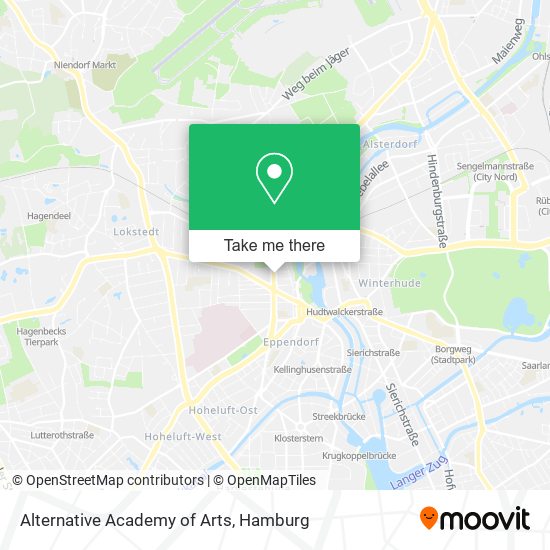 Alternative Academy of Arts map