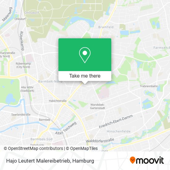 Hajo Leutert Malereibetrieb map