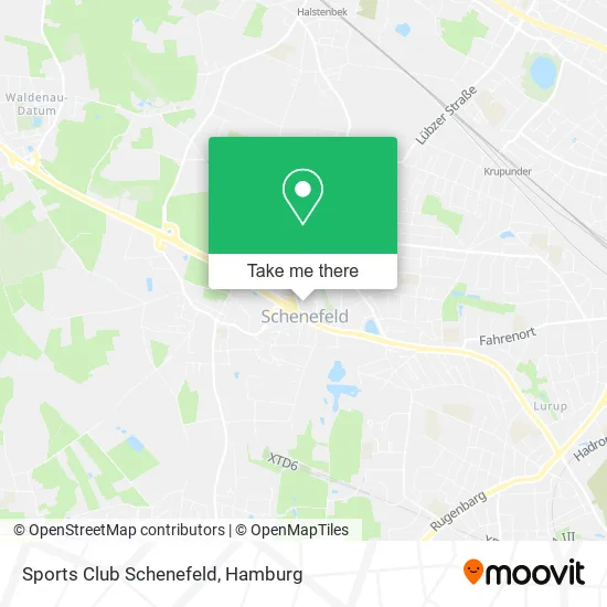 Карта Sports Club Schenefeld