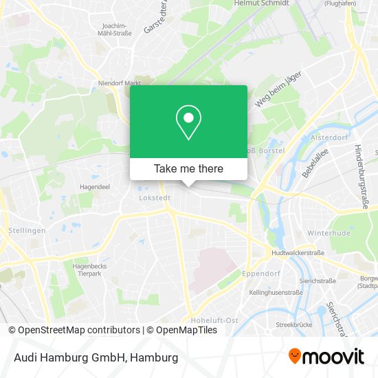 Audi Hamburg GmbH map