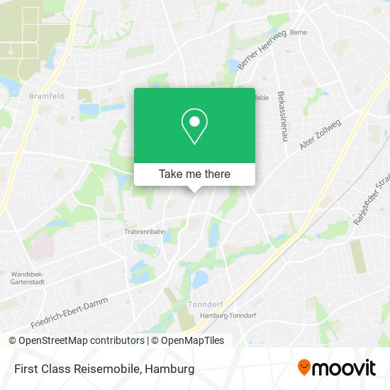 First Class Reisemobile map