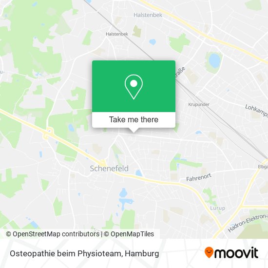 Карта Osteopathie beim Physioteam