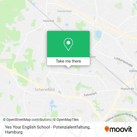 Карта Yes Your English School - Potenzialentfaltung