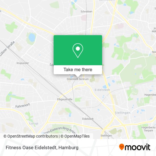 Карта Fitness Oase Eidelstedt